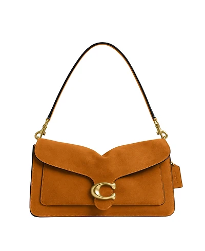 Coach Suede Tabby Leather Medium Shoulder Bag