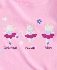 Epic Threads Toddler Girls' 12M-5T Cat Ballet T-Shirt, Macy's Exclusive
