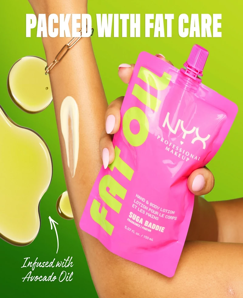 Nyx Professional Makeup Fat Oil Body Lotion, 5.07 oz.