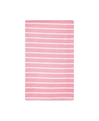 Hudson Baby Girl Cotton Poly Flannel Burp Cloths 10-Pack, Happy Strawberries, One Size