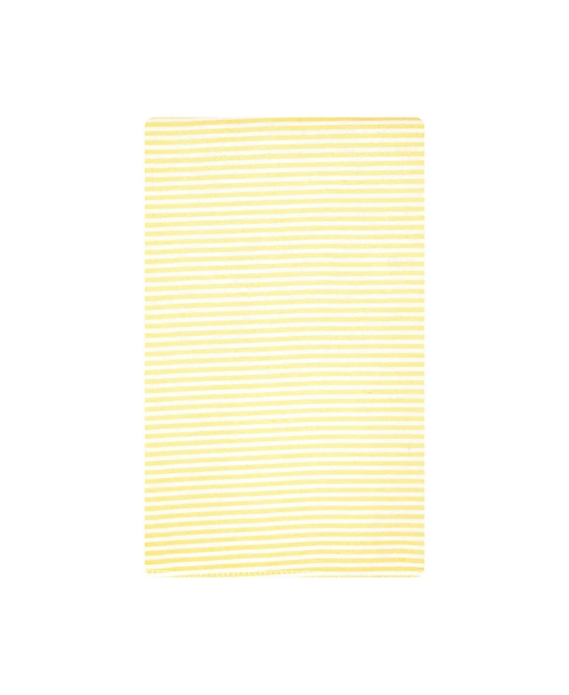 Hudson Baby Girl Cotton Poly Flannel Burp Cloths Bundle, Yellow Daisy, One Size