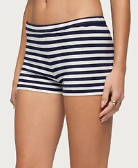 Edikted Women's Irena Striped Knit Shorts