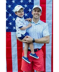 Bits & Bows Kids and Little/Big Unisex American Flag Baseball Hat
