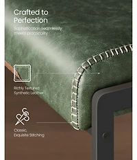 Slickblue Modern Bar Stools Set of 2 Counter Height with Back Support