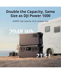 Dji 2000 2048Wh Power Expansion Battery, Black