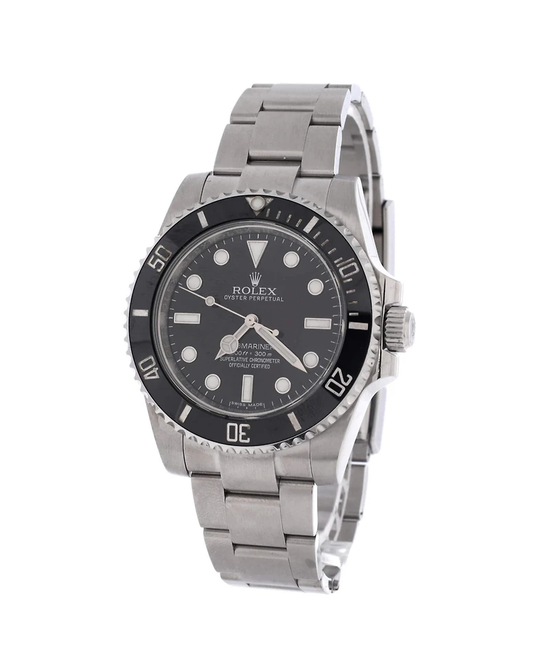 Pre-Owned Rolex Oyster Perpetual Submariner Automatic Watch in Stainless Steel and Cerachrom 40mm