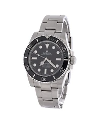 Pre-Owned Rolex Oyster Perpetual Submariner Automatic Watch in Stainless Steel and Cerachrom 40mm