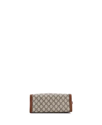 Pre-Owned Gucci Small Padlock Chain Tote Gg Coated Canvas with Leather