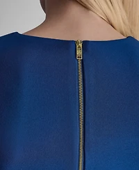 Dkny Women's Tulip Sleeve Fit and Flare Dress