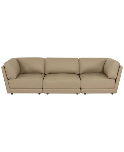 Versa 3-Pc. Leather Sofa