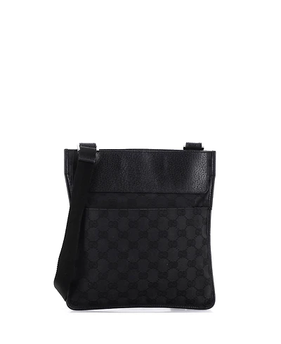 Pre-Owned Gucci Small Vintage Web Crossbody Bag Gg Canvas with Leather