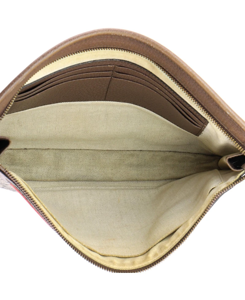 Pre-Owned Gucci Small Ophidia Documents Holder Gg Coated Canvas