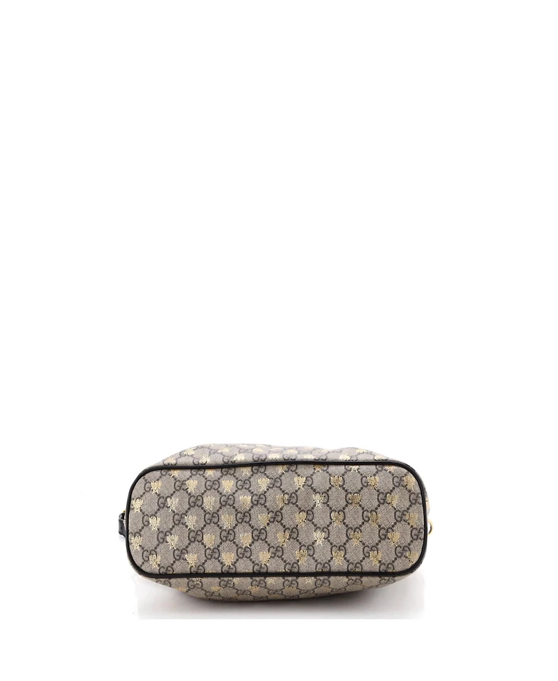 Pre-Owned Gucci Small Convertible Soft Tote Printed Gg Coated Canvas