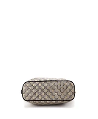 Pre-Owned Gucci Small Convertible Soft Tote Printed Gg Coated Canvas