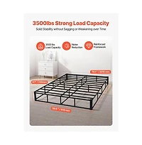 Sugift Queen Box Spring Mattress Foundation Heavy Duty Metal Bed Frame 9 Inch