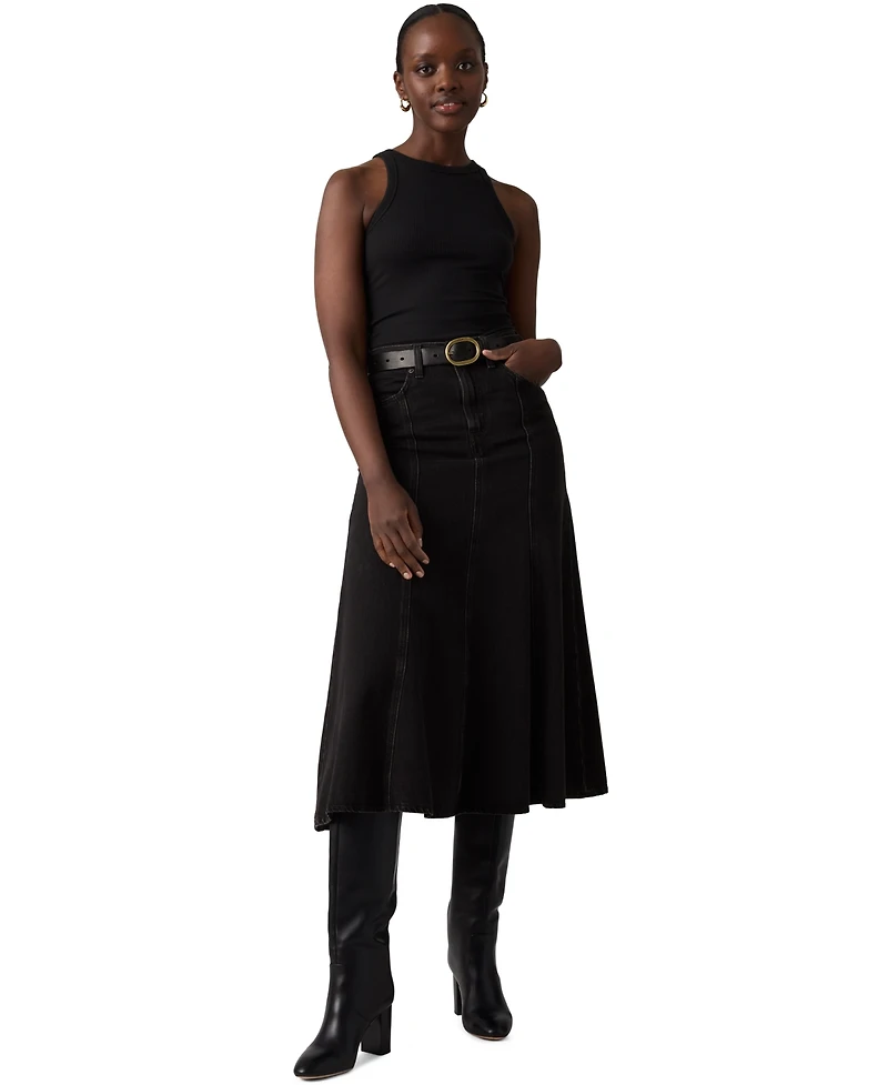 Levi's Women's Fit & Flare Denim Skirt