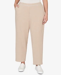 Alfred Dunner Plus Comfort & Joy Everyday Slant Pocket Short Length Pants