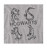 Harry Potter Men's Literary Crests T-Shirt