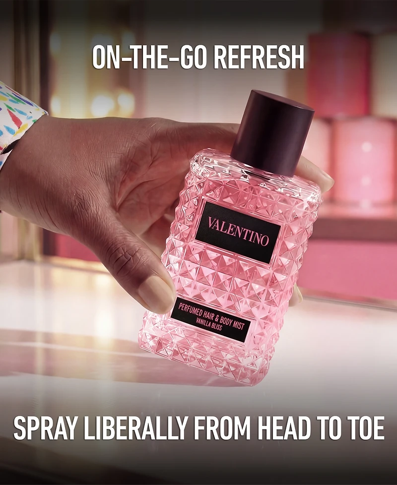 Valentino Born in Roma Vanilla Bliss Hair and Body Mist, 3.3 oz.
