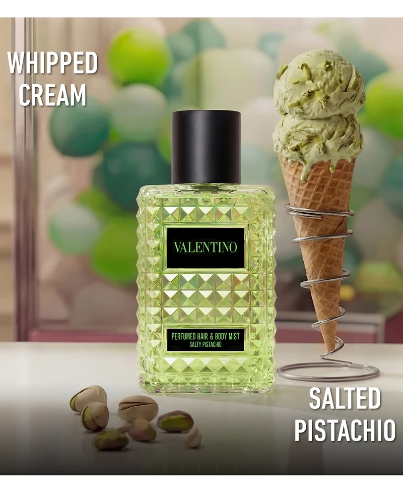 Valentino Born in Roma Salty Pistachio Hair and Body Mist, 3.3 oz.