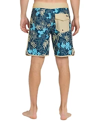Quiksilver Men's Jetty Bloom Printed Swim Shorts