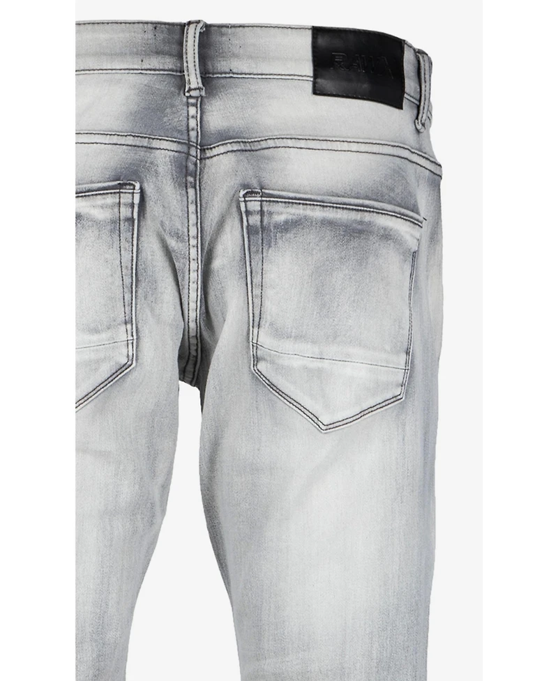 Men's Stretch Distressed Skinny Jeans