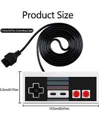 ECHTPeak Classic Nes Controllers for Nes 8 Bit Entertainment System Console Control Pad