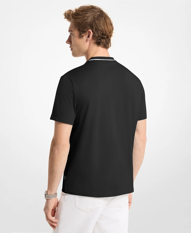 Michael Kors Men's Contrast Tipping Crewneck T-Shirt