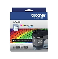 Brother LC406BKS INKvestment 3,000 Page-Yield