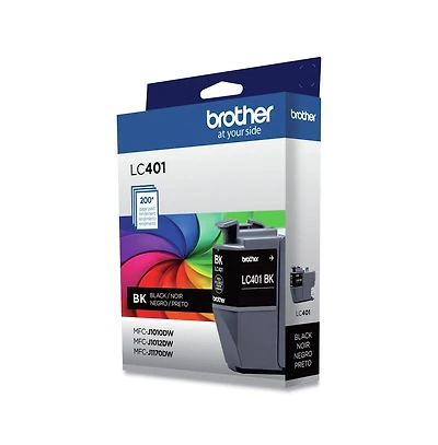 Brother LC401BKS 200 Page-Yield Ink