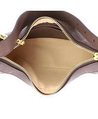 Pre-Owned Gucci Mini Ophidia Half Moon Bag Gg Coated Canvas