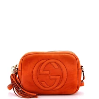 Pre-Owned Gucci Small Soho Disco Crossbody Bag Nubuck