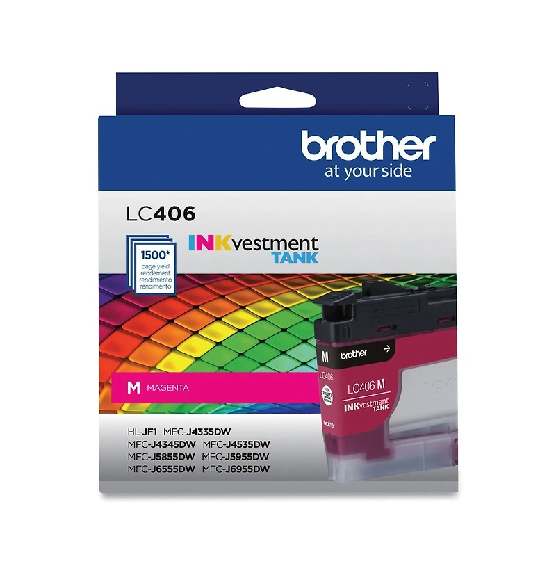 Brother LC406MS INKvestment 1500 Page Yield Ink Cartridge