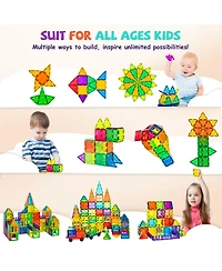 Gnuadz 60PCS Magnetic Building Blocks Set Educational Toys