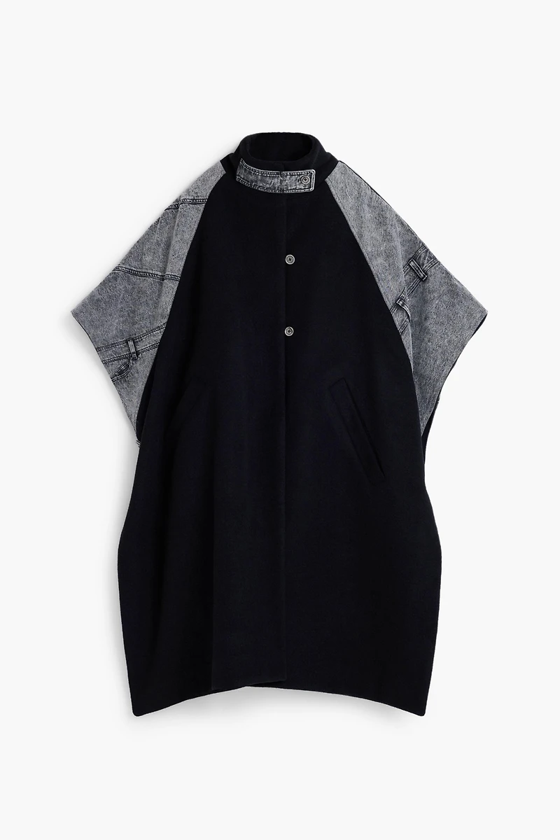 Desigual Women's Hybrid denim poncho