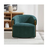 Parker Living Finley - Island Teal Swivel Accent Chair Two Pack