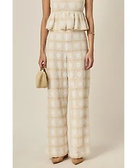 English Factory Women's The Bria Crochet Pants