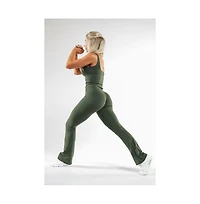 Vitality Women's Cloud Ii Flared High-Rise Trouser Pant Midnight