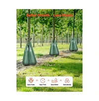 Sugift 4 Pack 20 Gallon Tree Watering Bag Slow Release Drip Irrigation