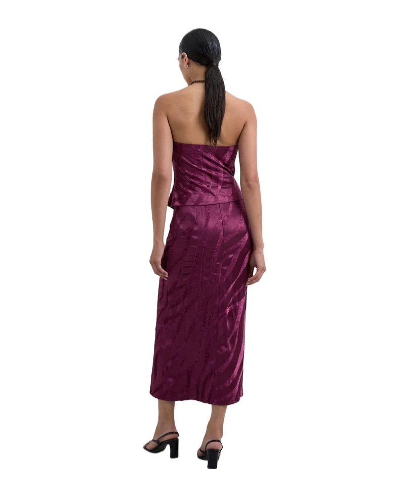 Scalpers Women's Camouvelvet Skirt