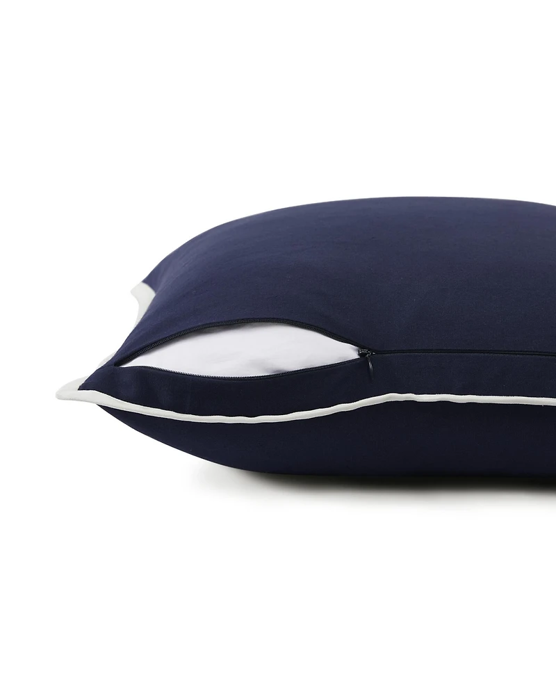 Tommy Hilfiger Swim Shop Monogram Cotton Decorative Pillow, 20" x 20"
