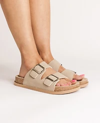 Journee Collection Tula Slip-On Flat Sandals