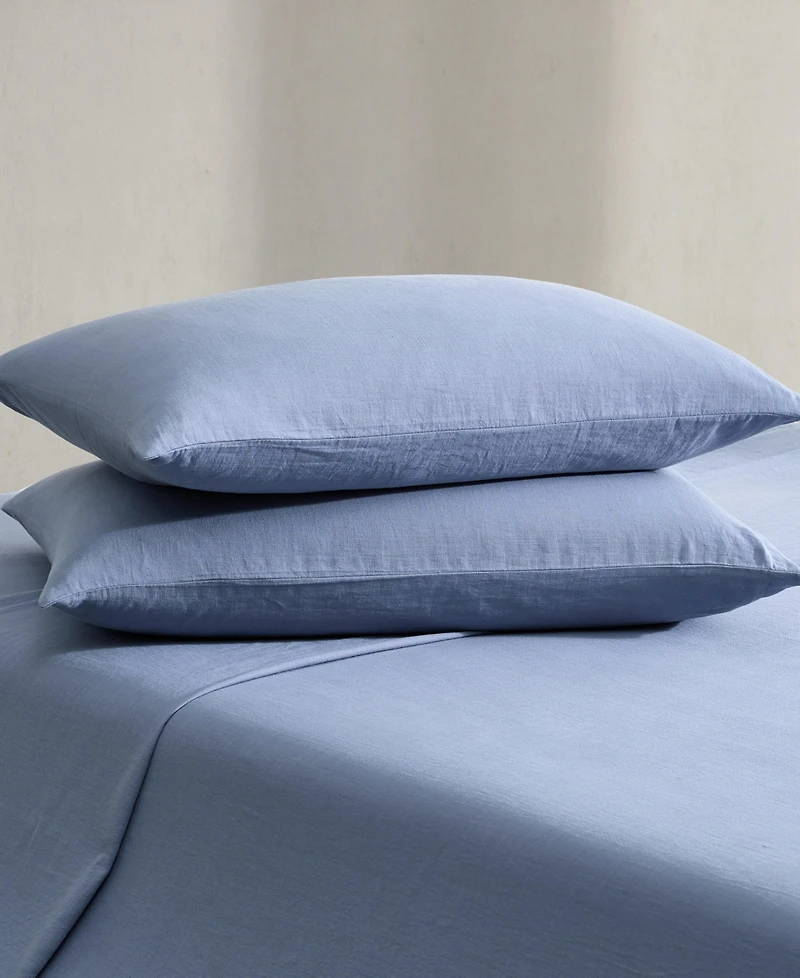 Calvin Klein Soho Solid Washed Cotton 4-Pc. Sheet Set