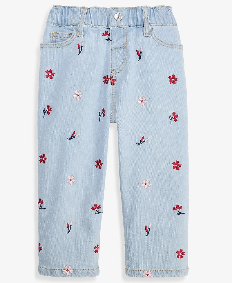 Epic Threads Toddler Girls' 12M-5T Embroidered Jeans, Macy's Exclusive
