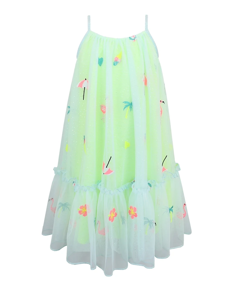 Pink & Violet Girls' 2T-6X Sleeveless Dress