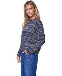 Nautica Women's Cotton-Blend Crewneck Sweater
