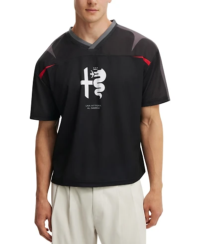 Cotton On Men's Alfa Romeo Football Jersey