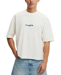 Cotton On Men's Cropped Modern-Fit Graphic T-Shirt