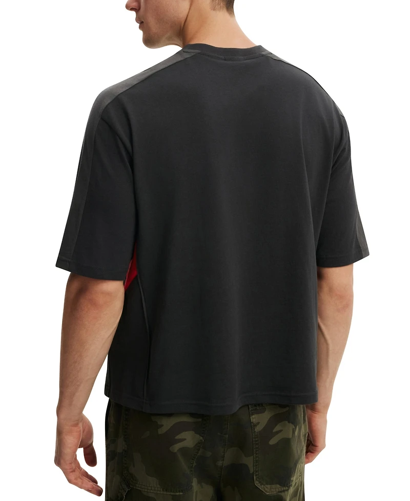Cotton On Men's Cropped Modern-Fit Alfa Romeo T-Shirt