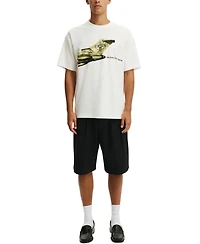 Cotton On Men's Modern Box-Fit Premium Music T-Shirt